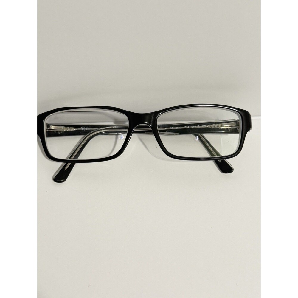 Ray-Ban RB5169 2034 Black Clear Eyeglass Frames 54-16-140 w/ Case